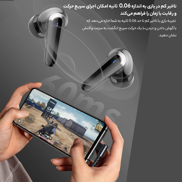 هندزفری بلوتوثی گرین لاین مدل GDR TUCH ANC TWS WAVE BT