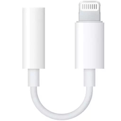 جک ایفون اپل رابط آیفون اورجینال سرکارتونی ساخت ویتنام جک تبدیل آیفون (lightning) به 3.5 AUX