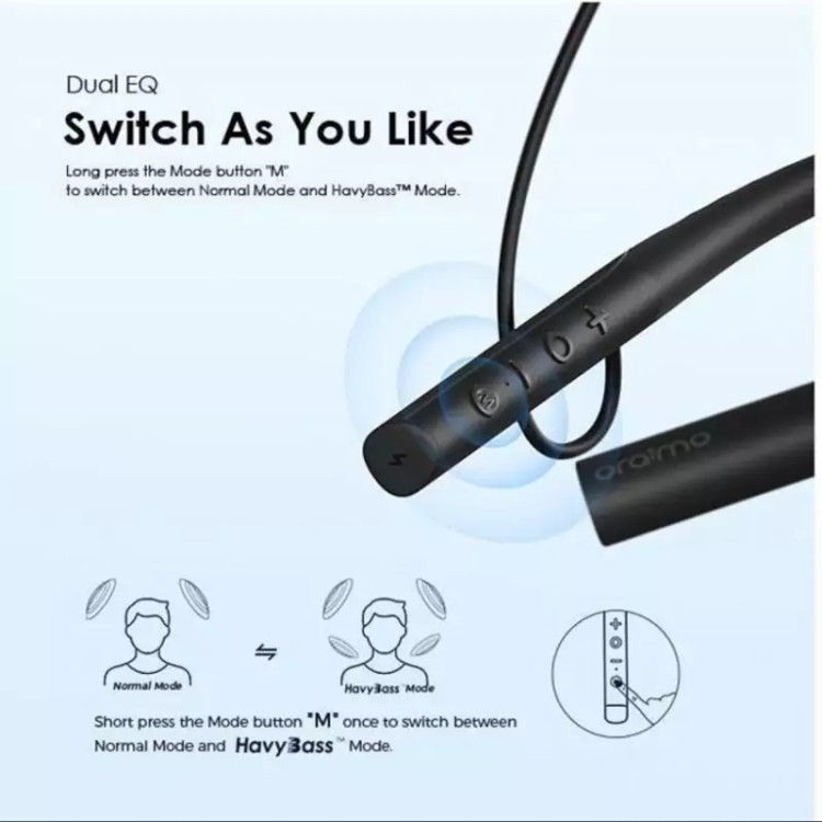 هندزفری گردنی اورایمو مدل اُرایمو مدل Necklace Pro ا Oraimo Necklace Pro OEB-E80D Bluetooth headset