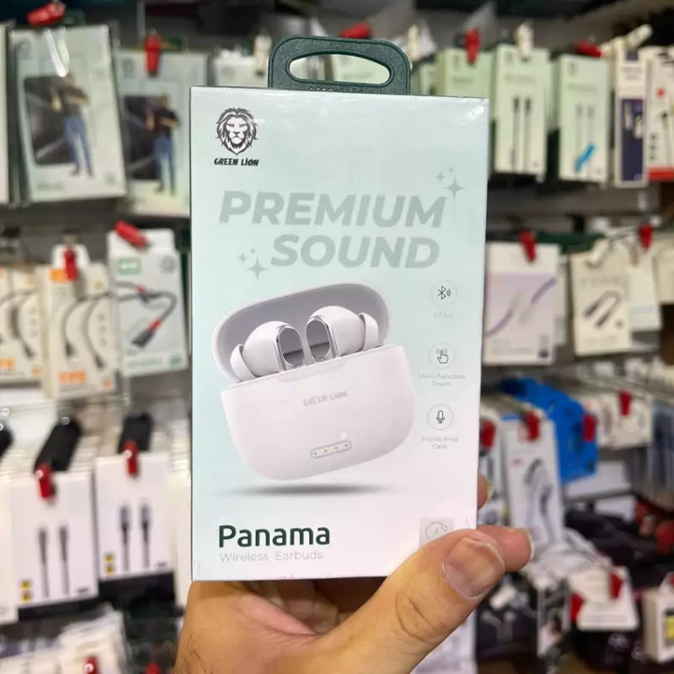 ایرپاد هندزفری بلوتوث پاناما برند گرین لاین (Green Lion Panama Wireless Earbuds)