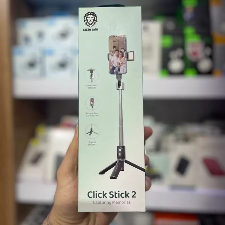 مونوپاد و پایه نگه دارنده کلیک استیک 2 گرین لاین Green Lion Click Selfie Stick 2
