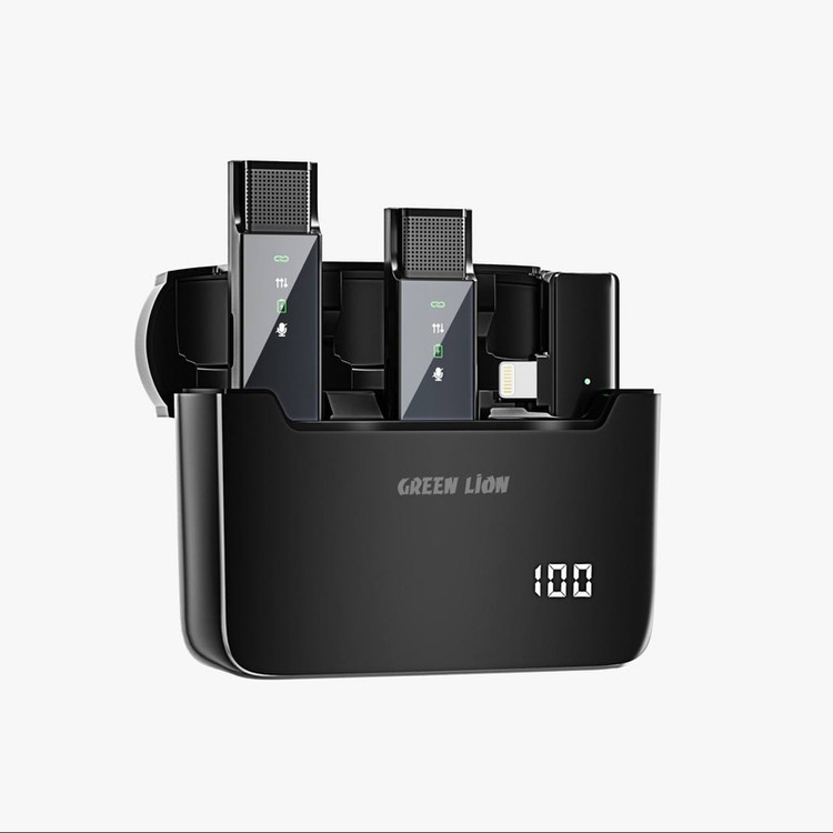 میکروفن یقه ای لایتنینگ گرین لاین مدل ایفونی digital display