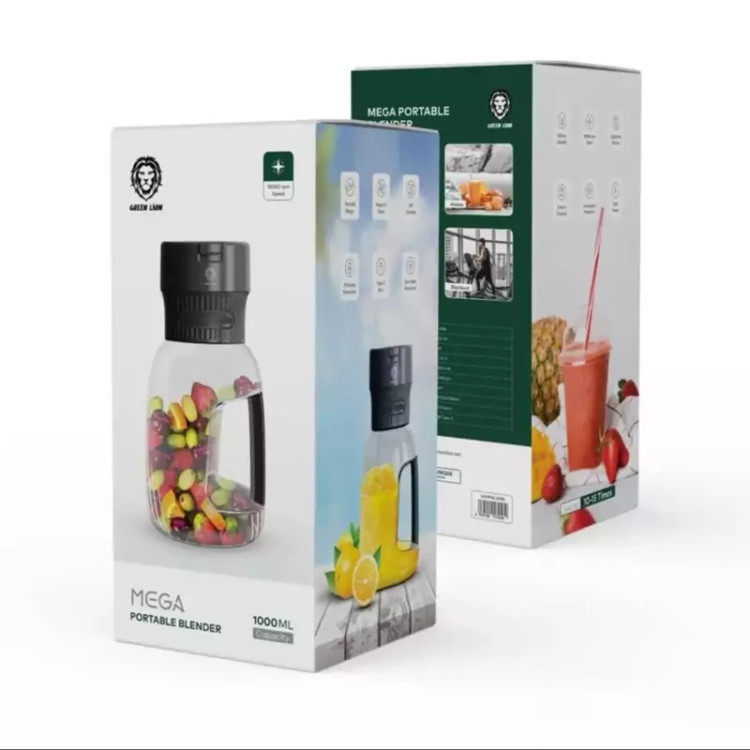 شیکر مخلوط کن یک لیتری قابل حمل گرین لاین Green Lion Mega Portable Blender ا Green Lion Mega Portable Blender