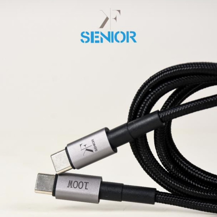 کابل دوسر تایپ سی(Type-C) صد وات برند KF Senior