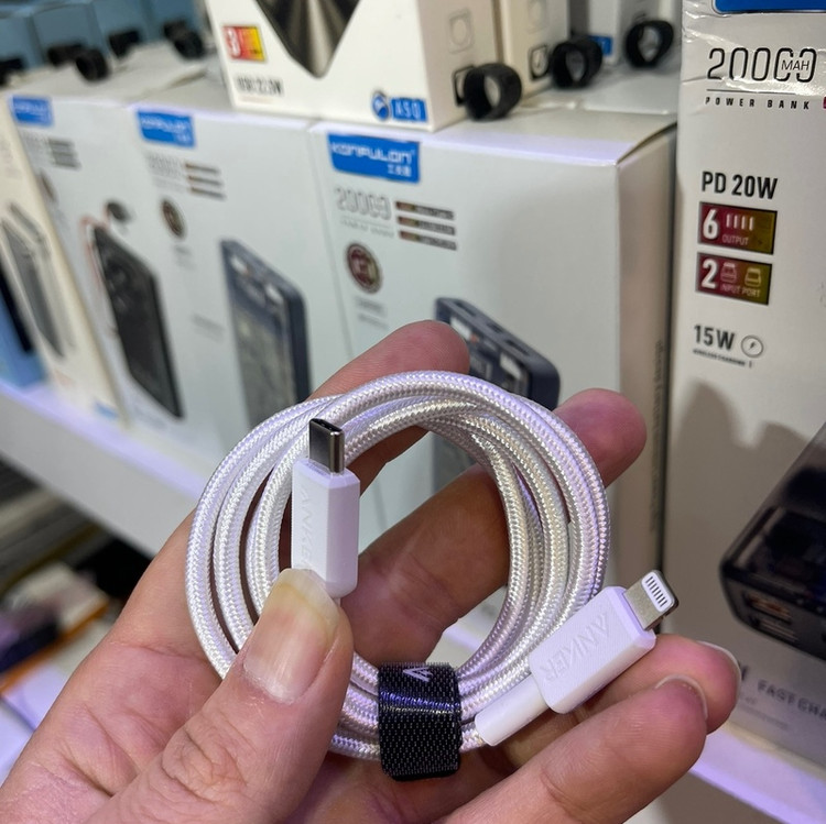 کابل انکر تایپ سی به لایتنینگ Anker 322 دارای تاییدیه MFI