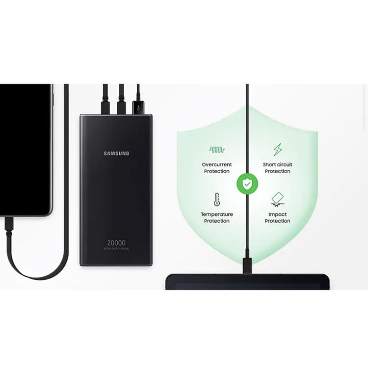 پاوربانک سامسونگ مدل EB-P5300 ظرفیت 20000 میلی آمپر اورجینال با گارانتی
