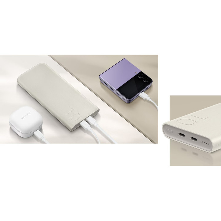 پاوربانک سامسونگ مدل EB-P3400 ظرفیت 10000 میلی آمپر 25وات اورجینال با گارانتی
