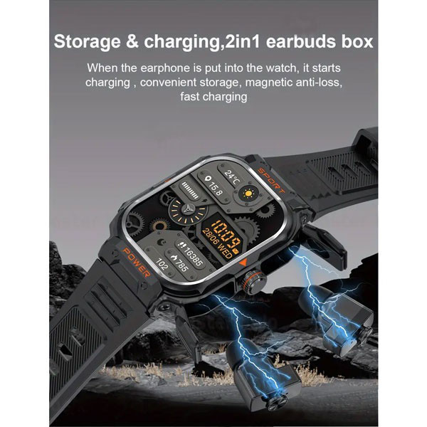 ساعت هوشمند گرین لاین مدل FIT-GEAR TWS